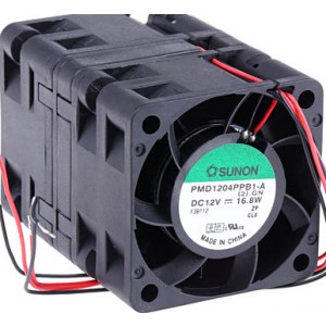 Sunon PMD1204PPB1-A 12V 16.8W 2wires Cooling Fan 